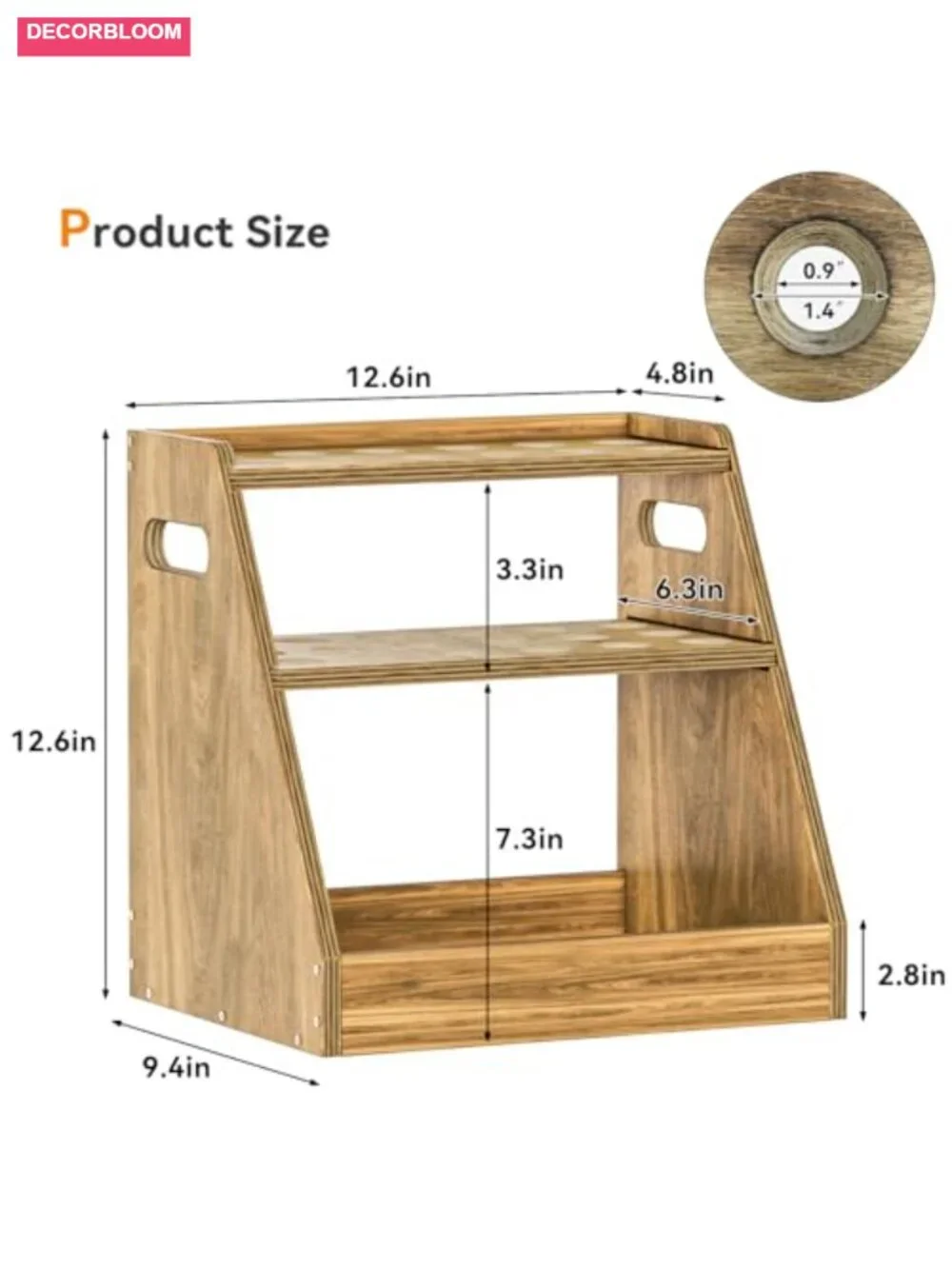 3-Tier Wooden Egg Holder Countertop Basket Holds 80 Eggs Farmhouse Kitchen